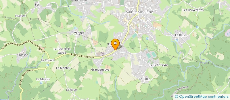 localisation de l'entreprise MONSIEUR BENOIT SAGNOL à SAINTE-SIGOLENE