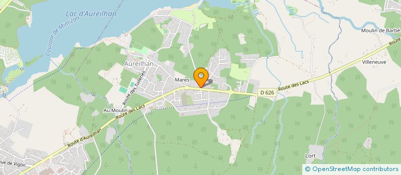 localisation de l'entreprise MONSIEUR BENOIT SAINT JOURS  AUREILHAN