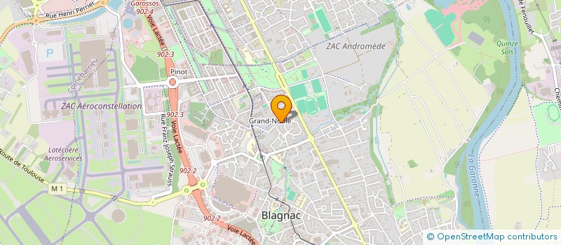 localisation de l'entreprise MONSIEUR BENOIT SALLES  BLAGNAC