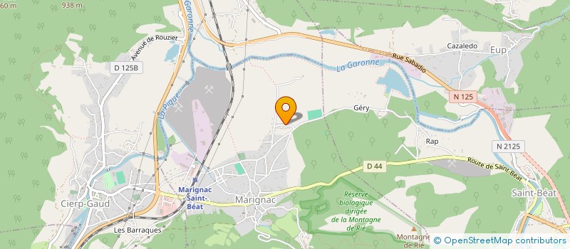 localisation de l'entreprise MONSIEUR BENOIT SANCHEZ à MARIGNAC