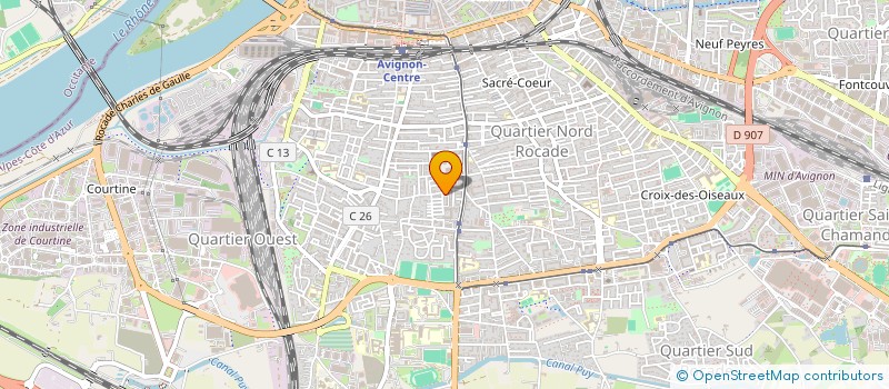 localisation de l'entreprise MONSIEUR BENOIT SANCHEZ HACHAIR  AVIGNON