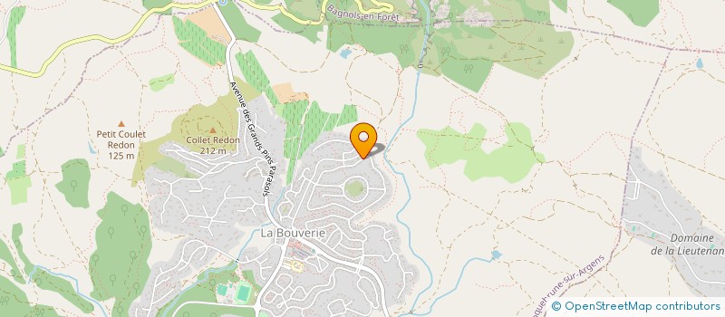 localisation de l'entreprise MONSIEUR BENOIT SANSONE  ROQUEBRUNE-SUR-ARGENS