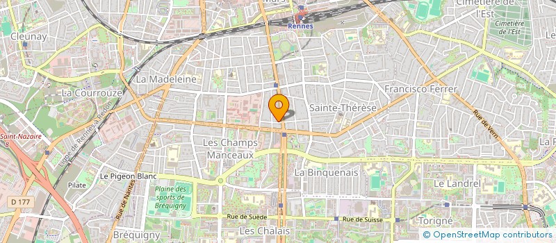 localisation de l'entreprise MONSIEUR BENOIT SANTINI  RENNES