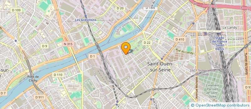 localisation de l'entreprise MONSIEUR BENOIT SAUDEMONT à CLICHY