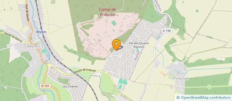 localisation de l'entreprise MONSIEUR BENOIT SAUNIER  BEYNES