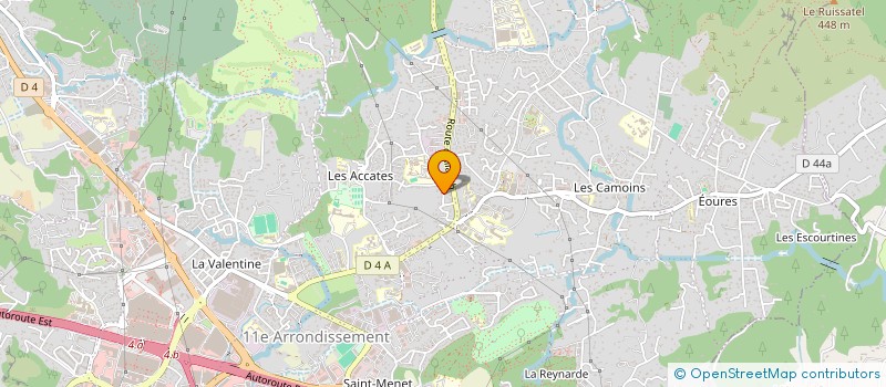 localisation de l'entreprise MONSIEUR BENOIT SAUVAN  MARSEILLE