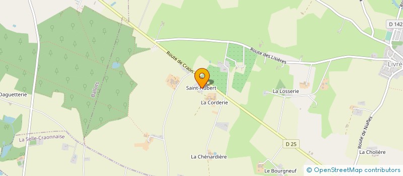 localisation de l'entreprise MONSIEUR BENOIT SAVARY  LIVRE LA TOUCHE