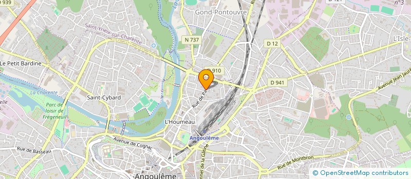 localisation de l'entreprise MONSIEUR BENOIT SAVATTIER à ANGOULEME