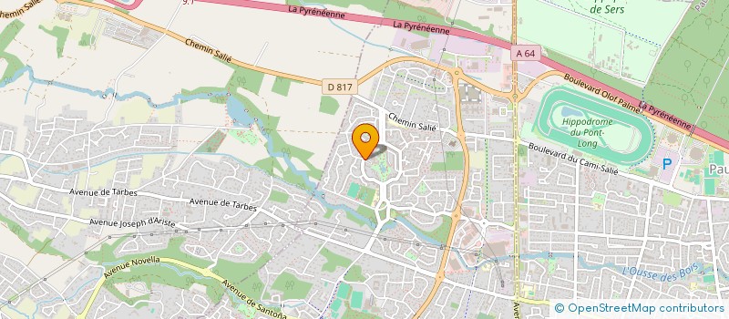 localisation de l'entreprise MONSIEUR BENOIT SAZY  LONS