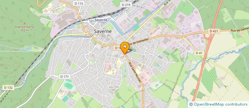 localisation de l'entreprise MONSIEUR BENOIT SCHAEFFER  SAVERNE