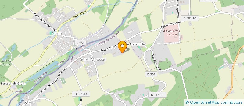 localisation de l'entreprise MONSIEUR BENOIT SCHILLER à SOREL-MOUSSEL