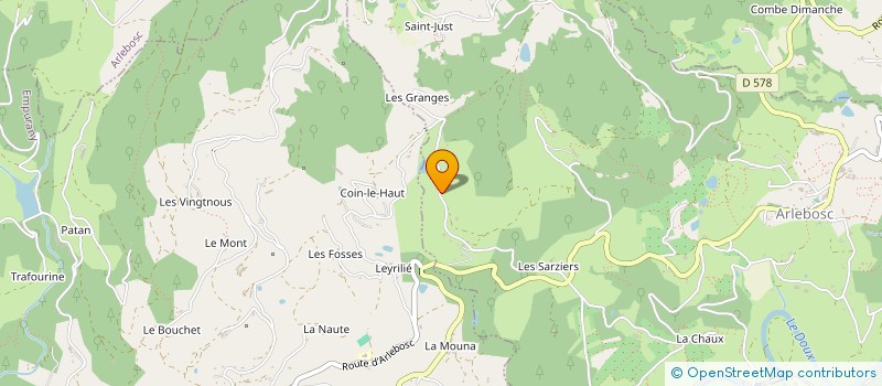 localisation de l'entreprise MONSIEUR BENOIT SCHOUN  ARLEBOSC