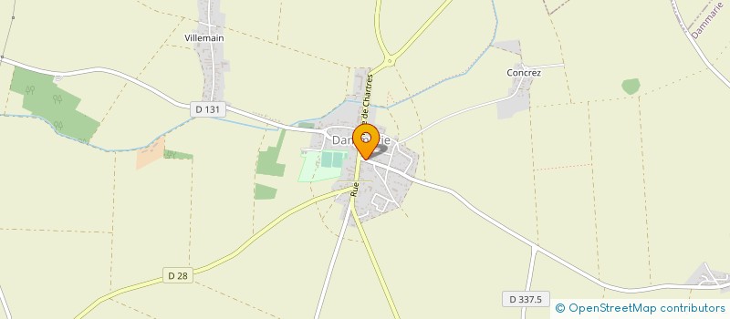 localisation de l'entreprise MONSIEUR BENOIT SEDILLOT  DAMMARIE