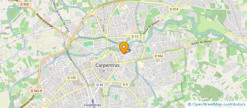 localisation de l'entreprise MONSIEUR BENOIT SEGU à CARPENTRAS