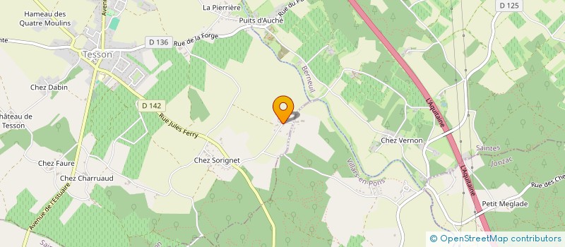 localisation de l'entreprise MONSIEUR BENOIT SEGUIN  TESSON