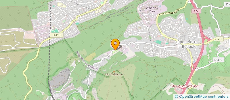 localisation de l'entreprise MONSIEUR BENOIT SEGURA  ROQUEFORT-LA-BEDOULE