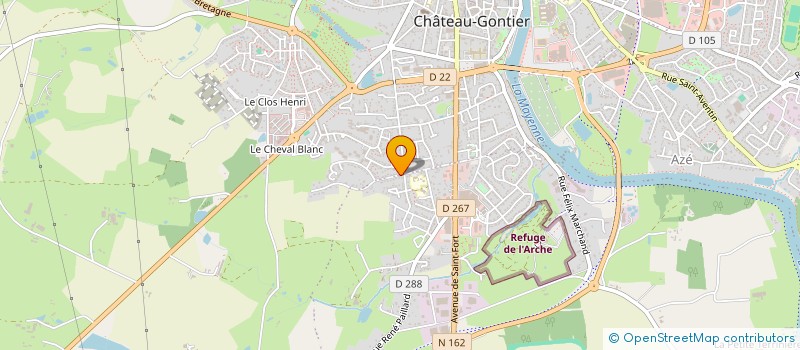 localisation de l'entreprise MONSIEUR BENOIT SEGUY  CHATEAU-GONTIER-SUR-MAYENNE