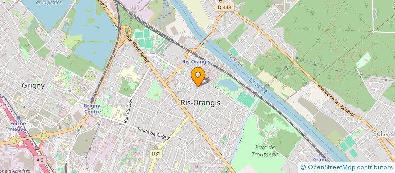 localisation de l'entreprise MONSIEUR BENOIT SENSFELDER à RIS-ORANGIS