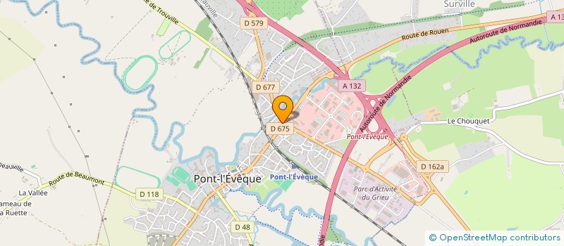 localisation de l'entreprise MONSIEUR BENOIT SERAPHIN à PONT L'EVEQUE