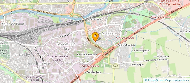 localisation de l'entreprise MONSIEUR BENOIT SEROUX  CESSON-SEVIGNE