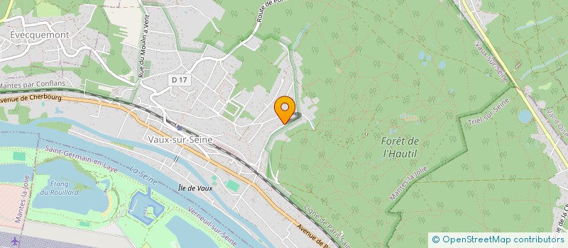 localisation de l'entreprise MONSIEUR BENOIT SERRI  VAUX-SUR-SEINE