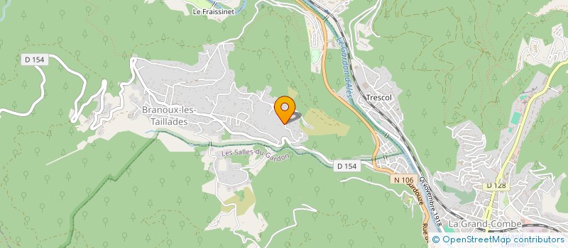 localisation de l'entreprise MONSIEUR BENOIT SEUVE  BRANOUX-LES-TAILLADES