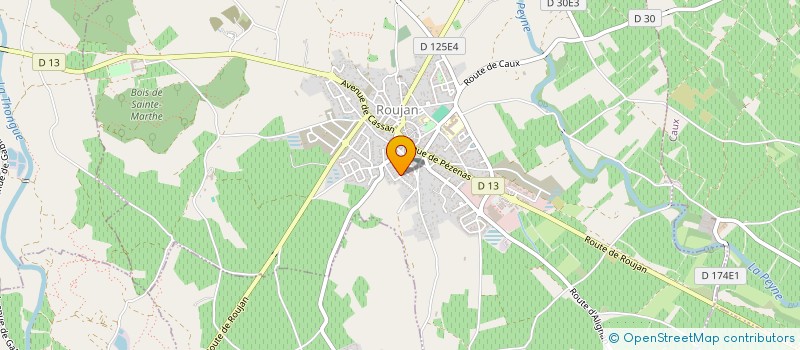 localisation de l'entreprise MONSIEUR BENOIT SEZNEC  ROUJAN