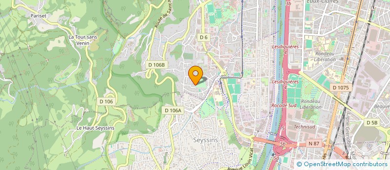 localisation de l'entreprise MONSIEUR BENOIT SIEFERT  SEYSSINET-PARISET