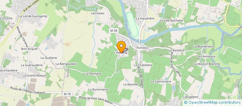 localisation de l'entreprise MONSIEUR BENOIT SIMON  VERTOU