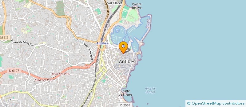 localisation de l'entreprise MONSIEUR BENOIT SIMON  ANTIBES
