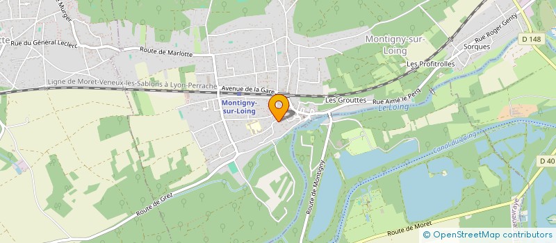localisation de l'entreprise MONSIEUR BENOIT SIMONET à MONTIGNY-SUR-LOING