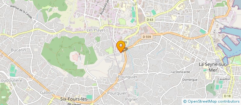 localisation de l'entreprise MONSIEUR BENOIT SNOECK  LA SEYNE-SUR-MER