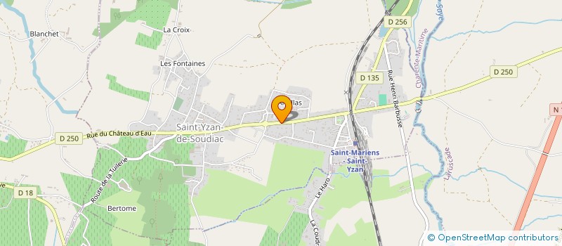 localisation de l'entreprise MONSIEUR BENOIT SOLE  SAINT-YZAN-DE-SOUDIAC