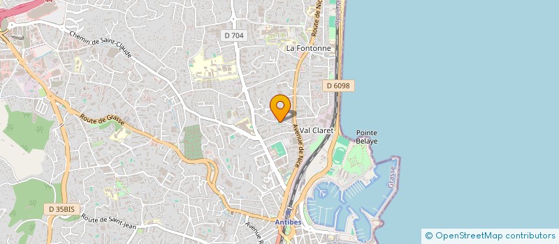 localisation de l'entreprise MONSIEUR BENOIT SOLIGNAC  ANTIBES