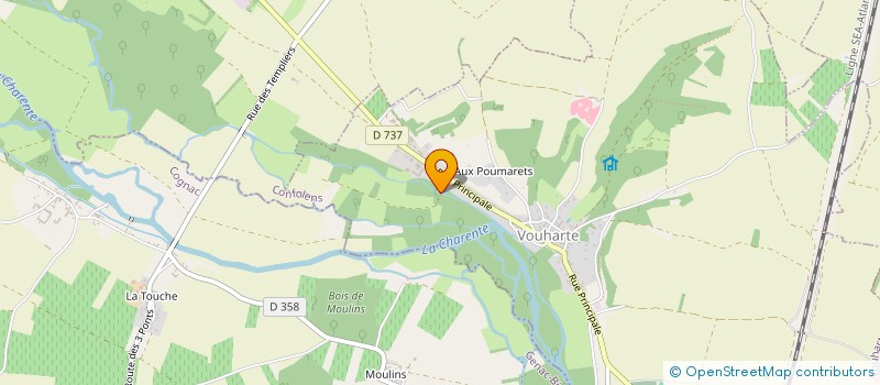 localisation de l'entreprise MONSIEUR BENOIT SONNET  VOUHARTE