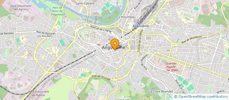 localisation de l'entreprise MONSIEUR BENOIT SOULET à ANGOULEME