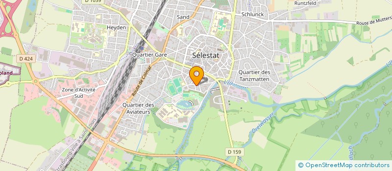 localisation de l'entreprise MONSIEUR BENOIT SPENLEHAUER  SELESTAT