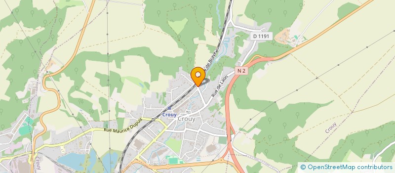 localisation de l'entreprise MONSIEUR BENOIT SPINELLI à CROUY