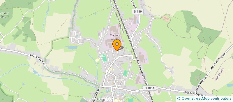 localisation de l'entreprise MONSIEUR BENOIT STEPHAN RODRIGUES  VIEUX-MESNIL