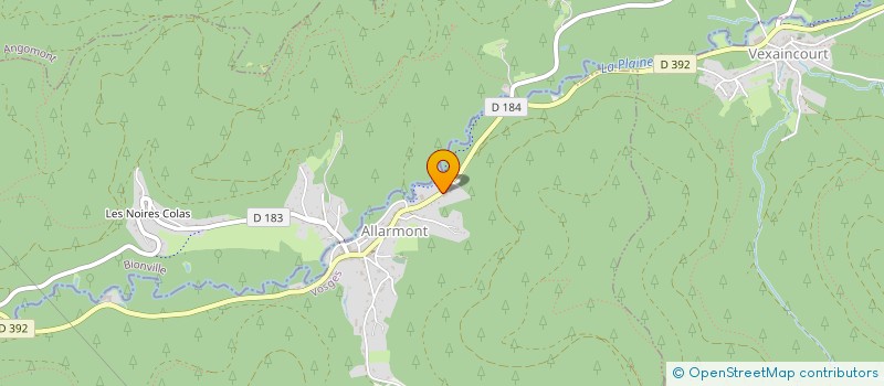 localisation de l'entreprise MONSIEUR BENOIT STOCK  RAON-SUR-PLAINE