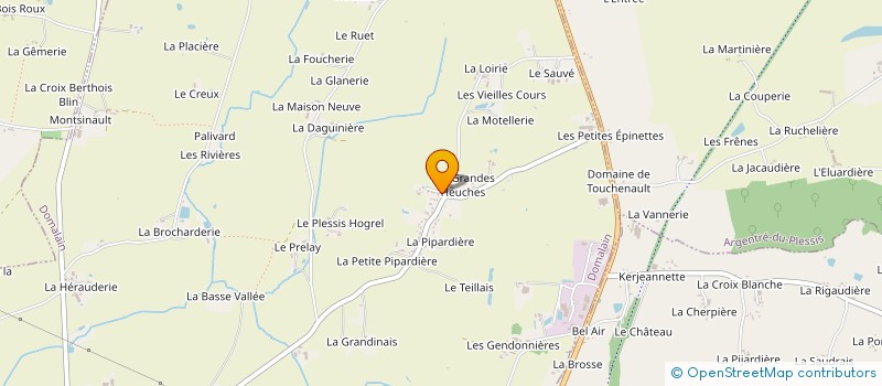 localisation de l'entreprise MONSIEUR BENOIT STRACQUADANIO  DOMALAIN