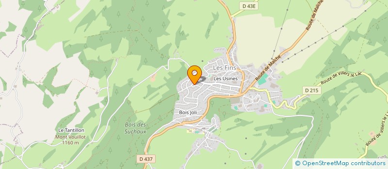 localisation de l'entreprise MONSIEUR BENOIT TAILLARD  LES COMBES