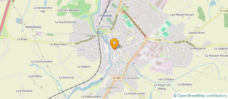 localisation de l'entreprise MONSIEUR BENOIT TAINE à CHEMILLE-EN-ANJOU