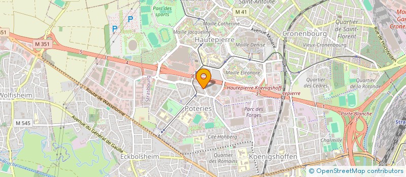 localisation de l'entreprise MONSIEUR BENOIT TAING à STRASBOURG