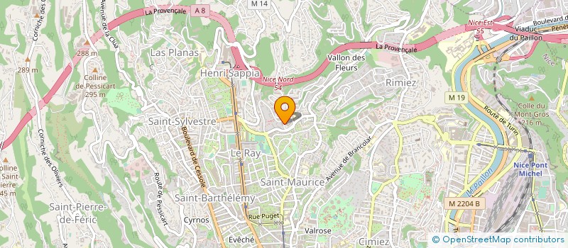 localisation de l'entreprise MONSIEUR BENOIT TALLARITA à NICE