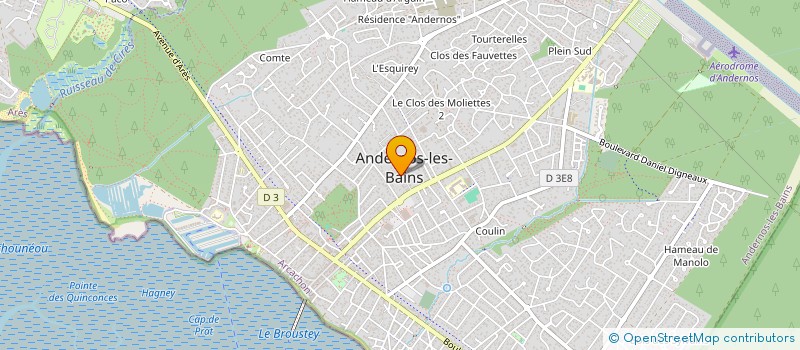 localisation de l'entreprise MONSIEUR BENOIT TAPON à ANDERNOS-LES-BAINS