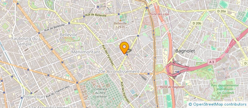 localisation de l'entreprise MONSIEUR BENOIT TARAUD  PARIS