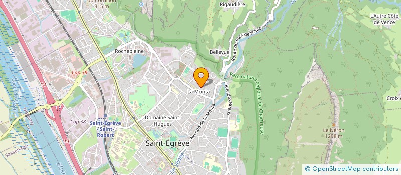 localisation de l'entreprise MONSIEUR BENOIT TARD  SAINT-EGREVE