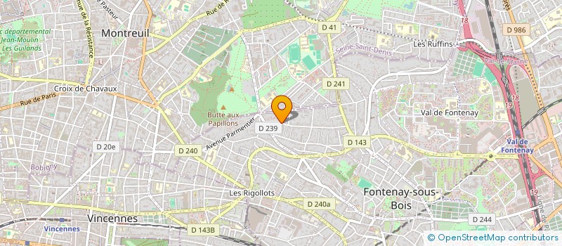 localisation de l'entreprise MONSIEUR BENOIT TASSIN à FONTENAY-SOUS-BOIS