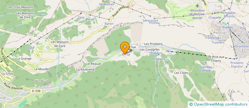 localisation de l'entreprise MONSIEUR BENOIT TAVERNIER à MORZINE